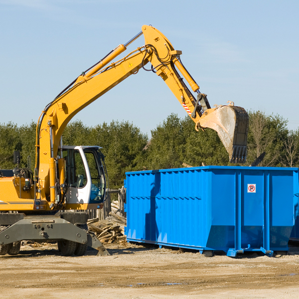 what are the rental fees for a residential dumpster in Fronton Ranchettes